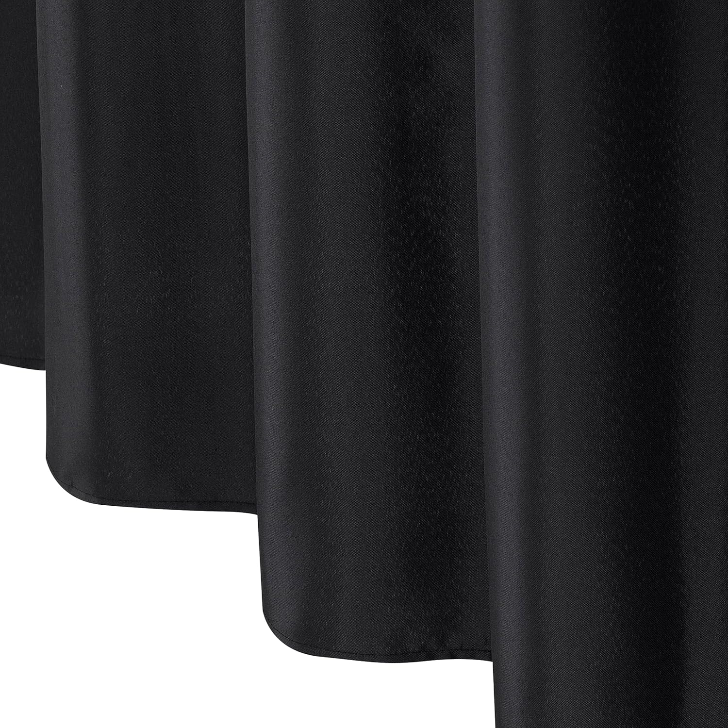 GoodGram Hotel Water Resistant Shower Curtain Liner - Black