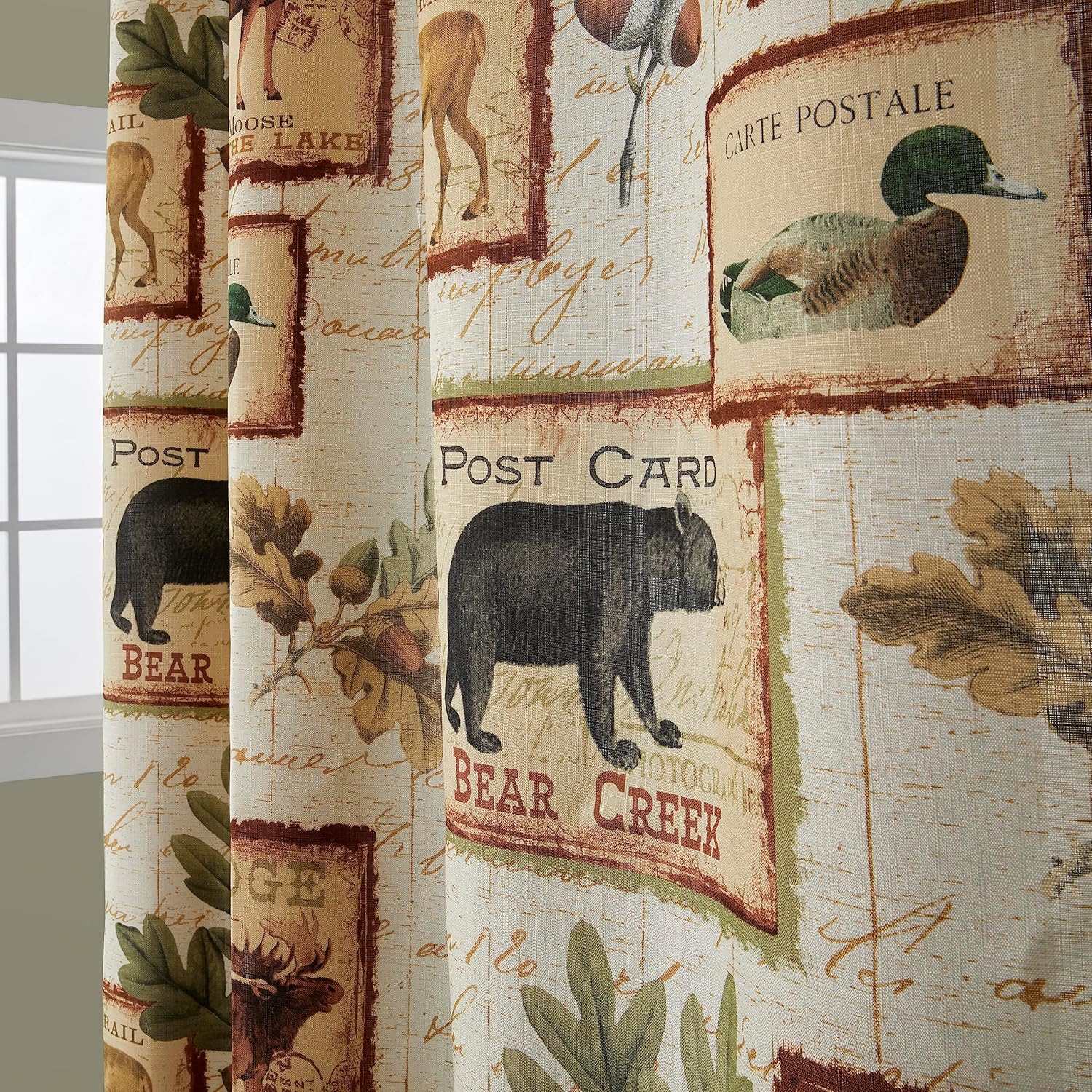 SKL Home Lodge Memories Shower Curtain 70x72 1