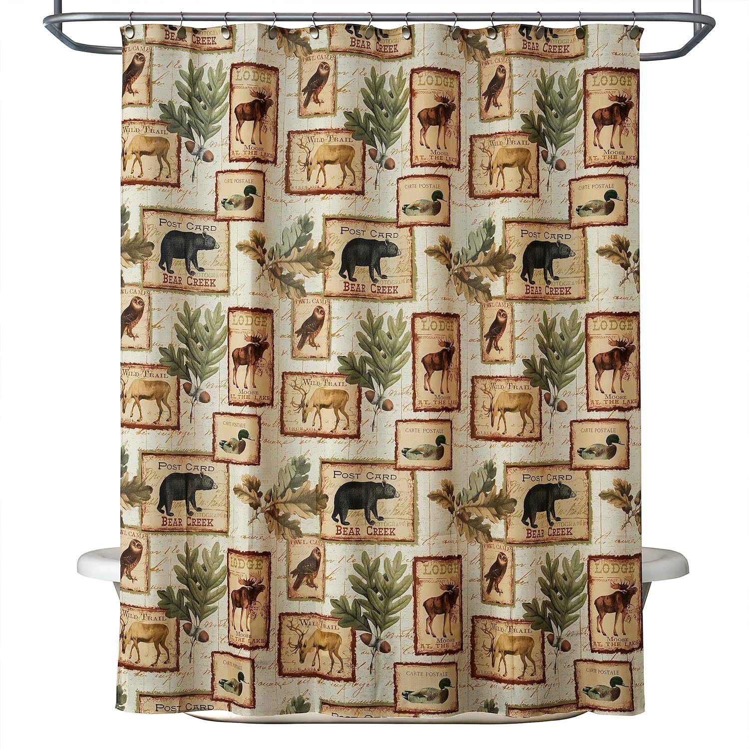 SKL Home Lodge Memories Shower Curtain 70x72 1