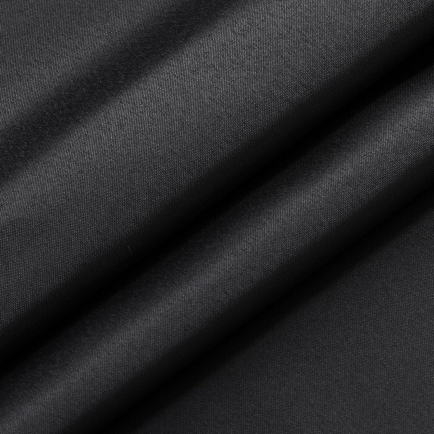 GoodGram Hotel Water Resistant Shower Curtain Liner - Black